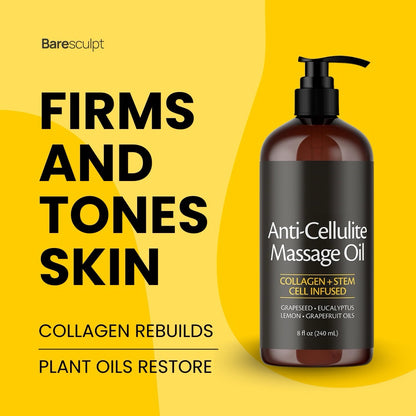 Anti-Cellulite Massage Oil - 8oz (240ml)